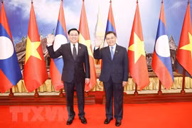 Presidente de la Asamblea Nacional de Vietnam concluye visita a Laos