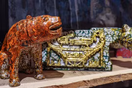 Exposición destaca imagen del tigre en arte antiguo de Vietnam