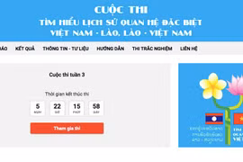 Decenas de miles personas asisten al concurso sobre relaciones entre Vietnam y Laos