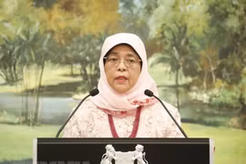 Visita estatal de presidenta de Singapur busca fomentar lazos con Vietnam