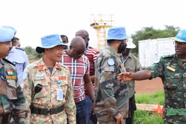 Equipo de ingenieros de Vietnam recibe tareas tras llegada a Abyei 