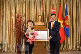 Entregan distinciones vietnamitas a exembajadora de Singapur en Vietnam
