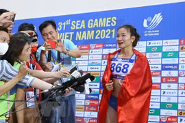 Atleta vietnamita logra triplete de oro en SEA Games 31