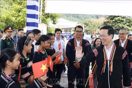 Presidente asiste al Festival de la Gran Unidad Nacional en provincia de Phu Yen