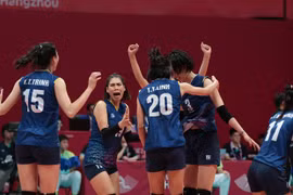 Selección vietnamita de voleibol femenino avanza a cuartos de final de ASIAD 19