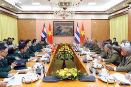 Jefe del Estado Mayor General de Cuba visita Vietnam
