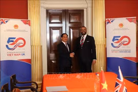 Canciller vietnamita se reúne con su homólogo británico