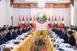 Premier vietnamita se reúne con su homólogo de Laos