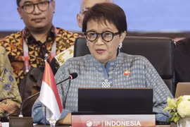 Canciller indonesia analiza situación regional con homólogos de Australia e India