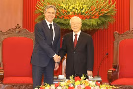 Máximo dirigente de Vietnam recibe al secretario de Estado de Estados Unidos