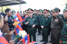 Vietnam, Laos y Camboya inspeccionan preparación para intercambio de amistad en defensa fronteriza