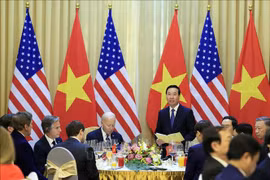 Presidente vietnamita ofrece banquete en honor a su homólogo estadounidense
