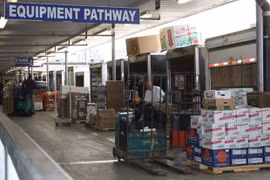 Terminal de Alimentos canadiense, dirección roja para productos y frutas vietnamitas