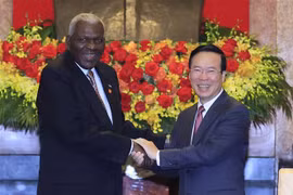 Presidente de Vietnam recibe a titular del Parlamento cubano