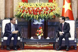 Presidente de Vietnam recibe al viceprimer ministro camboyano