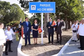 Profundizan tributo a Ho Chi Minh en Cuba con nombramiento de parque