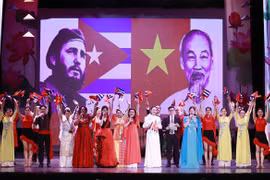 Efectúan programa artístico especial sobre huellas históricas Vietnam-Cuba