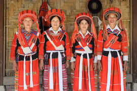 Brocado de los pa then: particularidad cultural de minorías étnicas de Vietnam