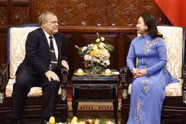 Presidenta interina de Vietnam recibe al embajador brasileño 