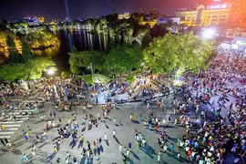Supenden espacios peatonales en Hanoi por motivo de Tet