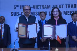 Celebran quinta reunión de Subcomité Mixto de Comercio Vietnam- India 