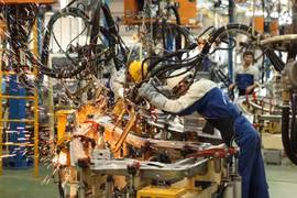 Aumenta índice de producción industrial de mayo en un 2,2 por ciento