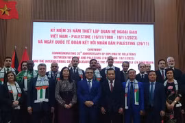 Celebran 35 aniversario de nexos diplomáticos Vietnam-Palestina