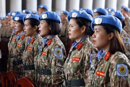 Mujeres militares de Vietnam desempeñan un papel activo en operaciones de paz de ONU