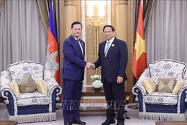 Premieres de Vietnam y Camboya se reúnen al margen de la Cumbre ASEAN-CCG