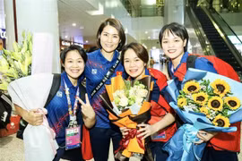 Delegación deportiva de Vietnam trae a casa 27 medallas de ASIAD 19