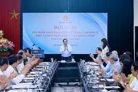 Premier participa en conferencia de promoción de diplomacia económica