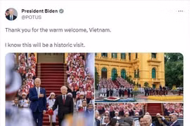Presidente de EE.UU. resalta visita de Estado a Vietnam como momento histórico