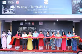 Efectúan exposición fotográfica sobre vida en delta del Mekong