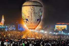 Festival de globos aerostáticos de Myanmar se reanudará