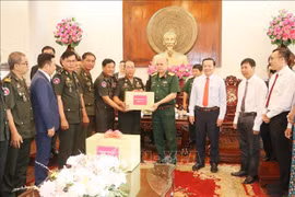 Delegaciones camboyanas visitan localidades vietnamitas con motivo del Tet