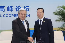 Presidente vietnamita recibe al secretario general de la ONU