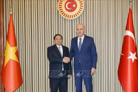 Primer ministro se reúne con titular de la Gran Asamblea Nacional de Turquía