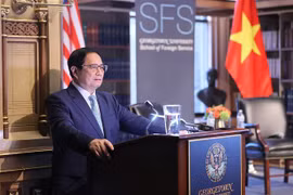 Premier vietnamita visita Universidad de Georgetown en Washington