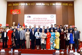 Efectúan ceremonia en saludo al 52 aniversario de nexos diplomáticos Vietnam-Chile