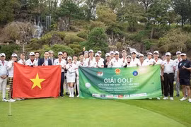 Celebran en Fukuoka torneo de golf de la amistad Vietnam-Japón