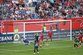Vietnam muestra una buena exhibición en partido amistoso con Alemania