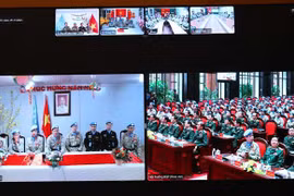 Programa conectado a cascos azules vietnamitas en ocasión de Tet