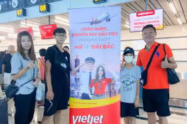 Vietjet lleva los primeros pasajeros taiwaneses al nuevo terminal en aeropuerto de Phu Bai