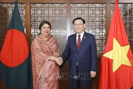 Dirigentes de Parlamentos de Vietnam y Bangladesh sostienen conversaciones