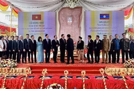 Renuevan zona de reliquias dedicada al Presidente Ho Chi Minh en Laos