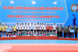 Vietnam, campeón de Torneo de Voleibol Militar masculino de ASEAN