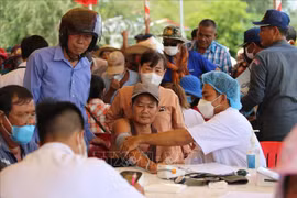 Embajada de Vietnam organiza programa de examenes médicos gratuitos en Camboya