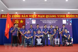 Efectúan ceremonia de despedida de delegación vietnamita a ASEAN Para Games 12