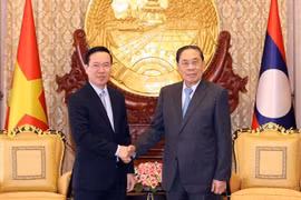 Presidente vietnamita dialoga con exdirigentes laosianos