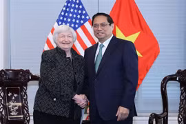 Premier vietnamita se reúne con la secretaria del Tesoro de Estados Unidos
